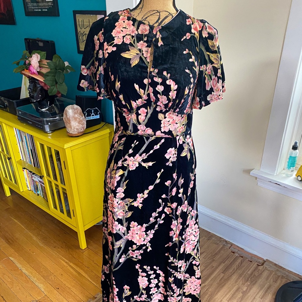 ModCloth Soirée Summer Velvet Maxi Dress
